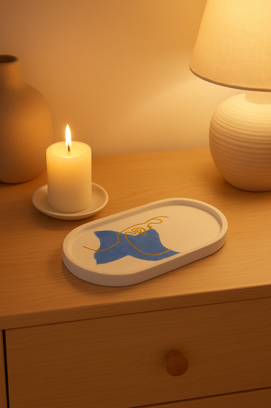 Handgefertigte ovale Untersetzer