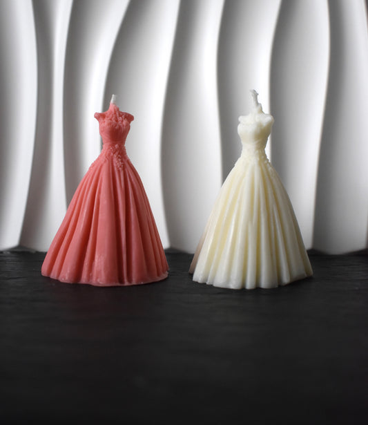 Personalisierte Braut-Kerze als Gastgeschenk zur Hochzeit