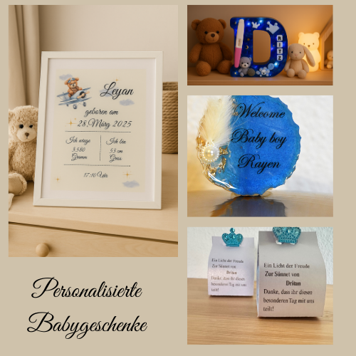 Personalisierte Babygeschenke