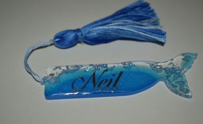 Resin Lesezeichen – Meerjungfrauenflosse