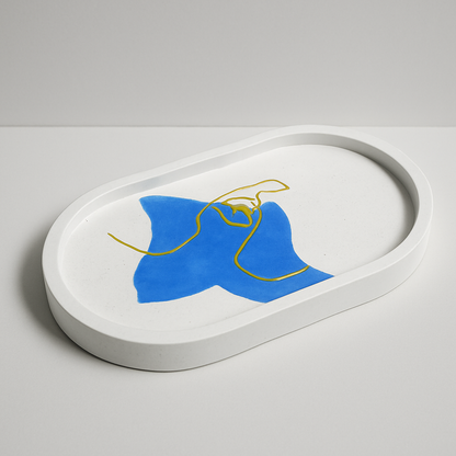 Handgefertigte ovale Untersetzer