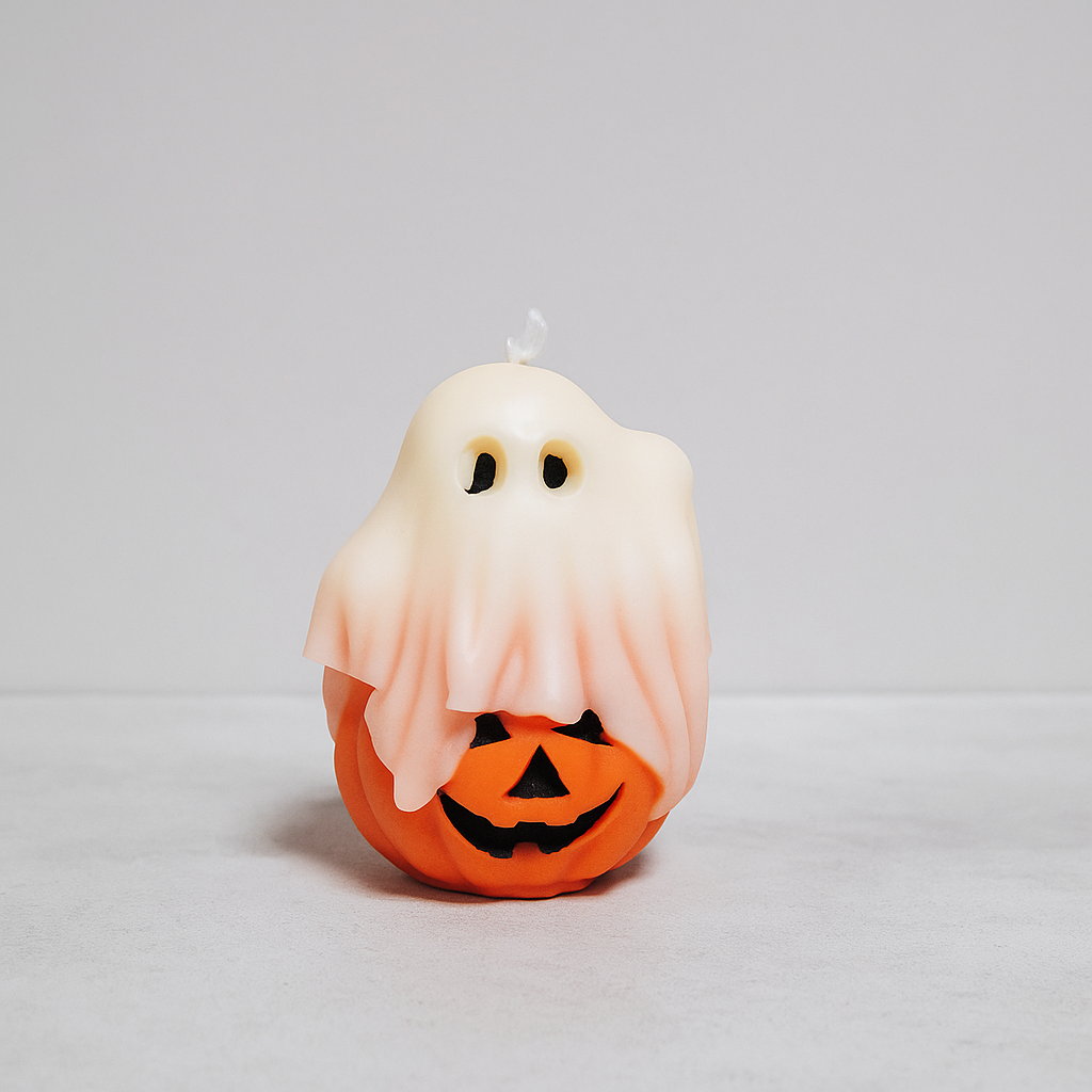 Handgemachte Halloween-Kerze