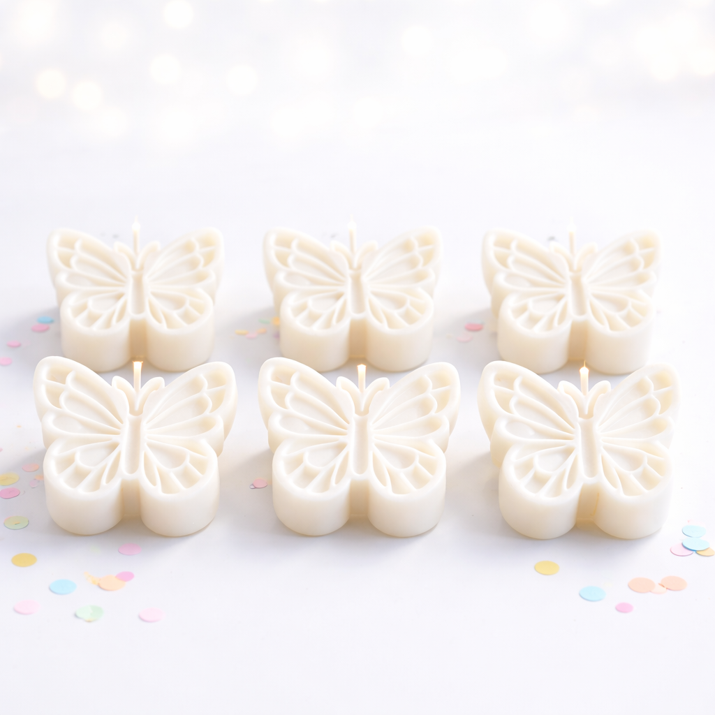 Mini Schmetterling Kerze