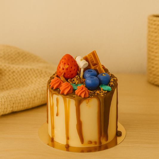 Handgemachte Duftkerze im Kuchen-Design – Einzigartig & Gemütlich