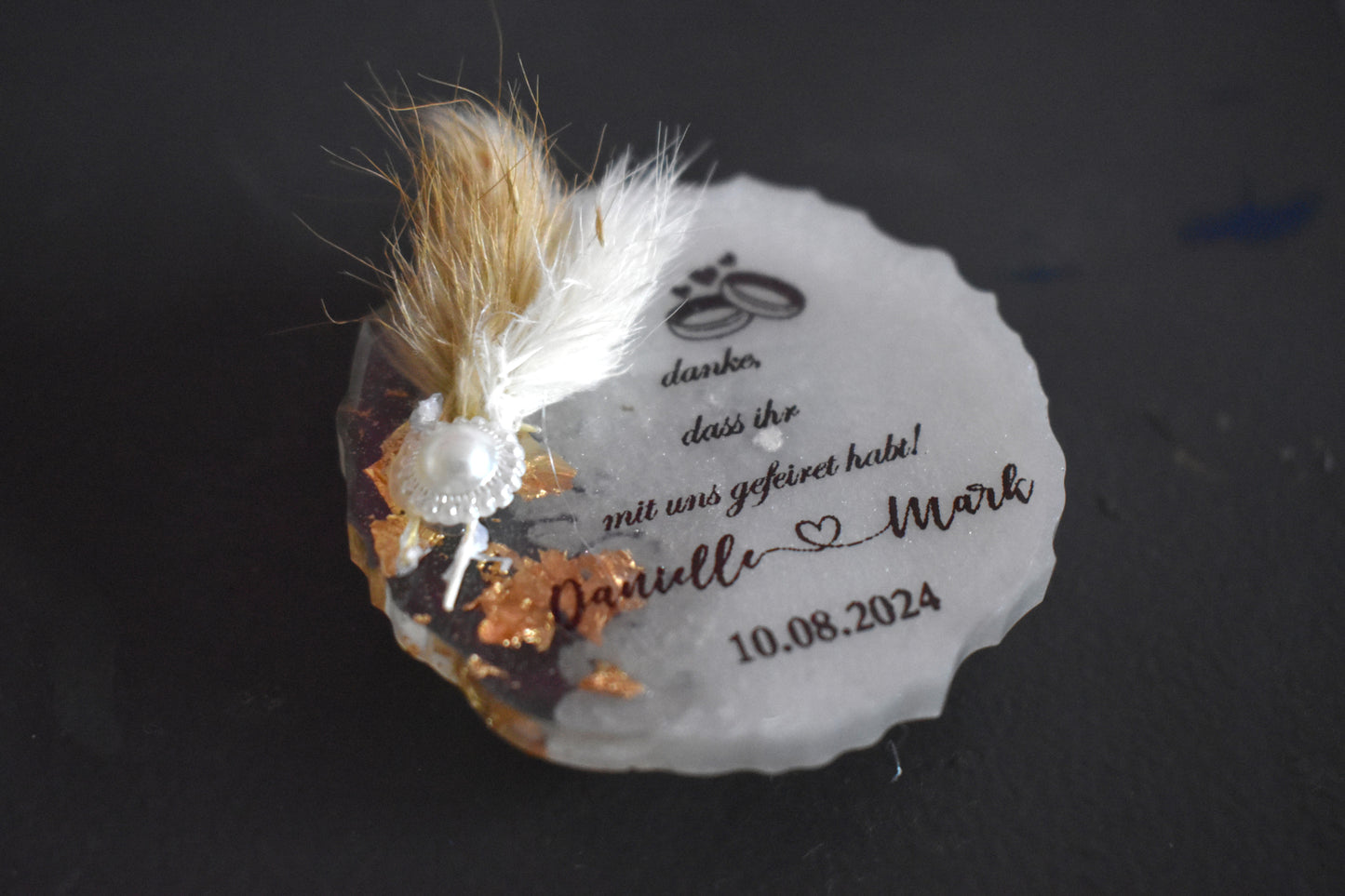 Personalisierte Gastgeschenke mit Magnet