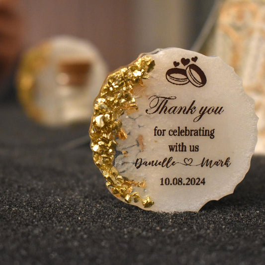 Personalisierte Gastgeschenke mit Magnet