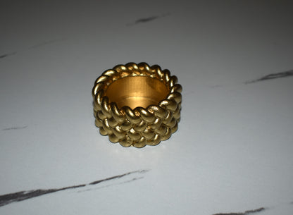 Geflochtener Teelichthalter