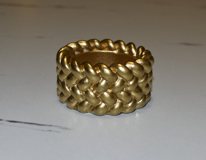 Geflochtener Teelichthalter