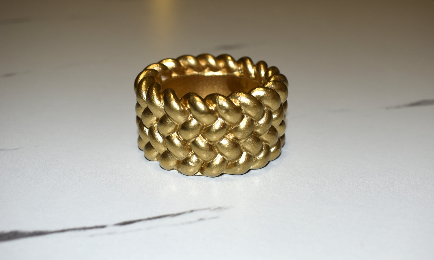 Geflochtener Teelichthalter