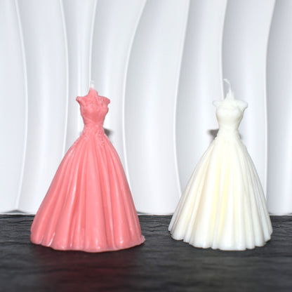 Personalisierte Braut-Kerze als Gastgeschenk zur Hochzeit