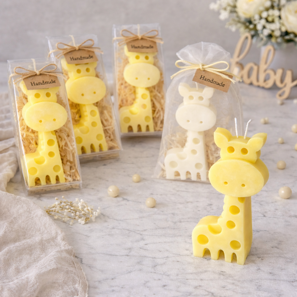 Kleine Giraffen-Kerze