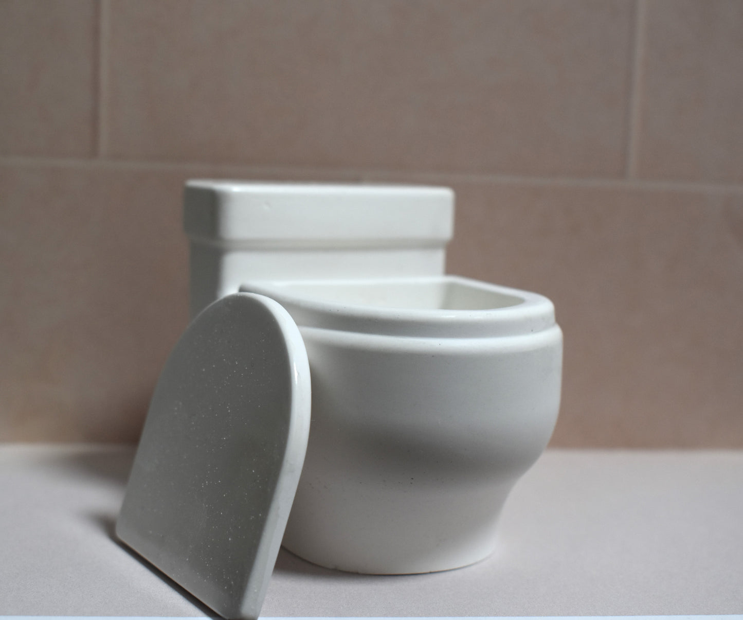 Kerze in Form einer Toilette, lustiges Geschenk oder Gag Geschenk für Freunde, Party oder Junggesellenabschied